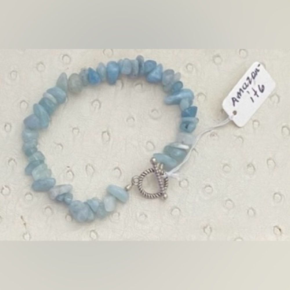 NEW AMAZONITE chip bracelet